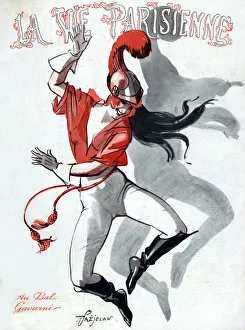 1920s France La Vie Parisienne Magazine Cover