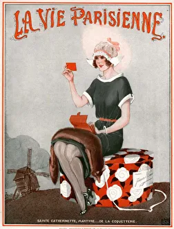 1920s France La Vie Parisienne Magazine Cover