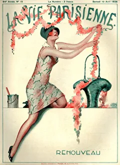 1920s France La Vie Parisienne Magazine Cover