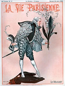 1920s France La Vie Parisienne Magazine Cover