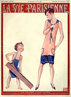 1920s France La Vie Parisienne Magazine Cover