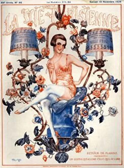 Magazine Cover Collection: 1920s France La Vie Parisienne Magazine Cover