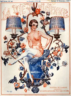 1920s France La Vie Parisienne Magazine Cover