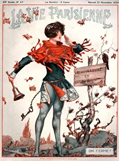 1920s France La Vie Parisienne Magazine Cover