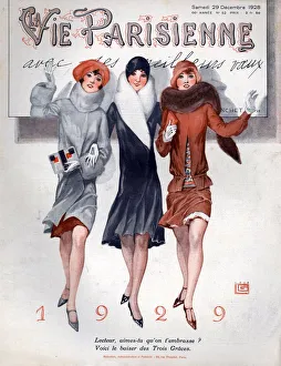 1920s France La Vie Parisienne Magazine Cover