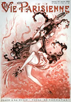 1920s France La Vie Parisienne Magazine Cover
