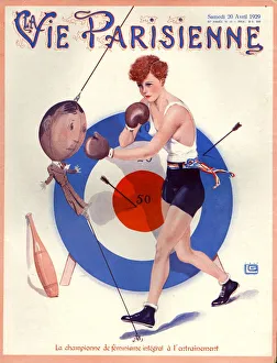 1920s France La Vie Parisienne Magazine Cover