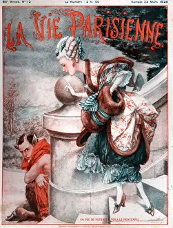 1920s France La Vie Parisienne Magazine Cover