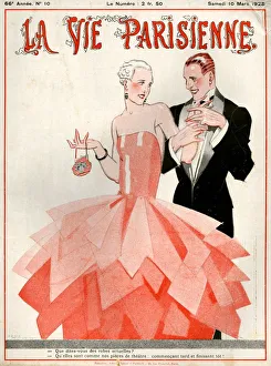 1920s France La Vie Parisienne Magazine Cover