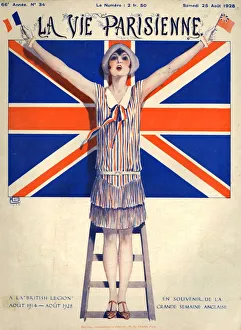 1920s France La Vie Parisienne Magazine Cover