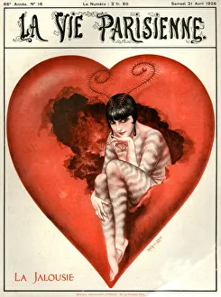 1920s France La Vie Parisienne Magazine Cover