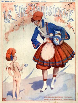 1920s France La Vie Parisienne Magazine Cover
