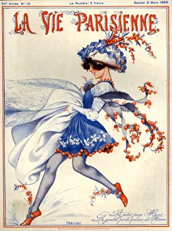1920s France La Vie Parisienne Magazine Cover