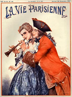 1920s France La Vie Parisienne Magazine Cover