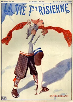 1920s France La Vie Parisienne Magazine Cover