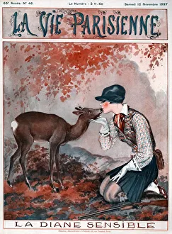 1920s France La Vie Parisienne Magazine Cover