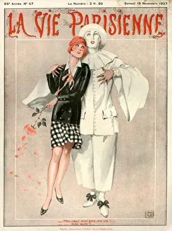 1920s France La Vie Parisienne Magazine Cover