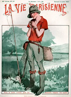 1920s France La Vie Parisienne Magazine Cover