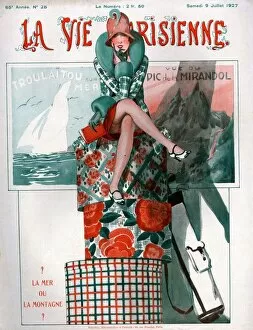 Images Dated 12th July 2013: 1920s France La Vie Parisienne Magazine Cover