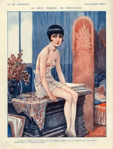 Advertising Archive Prints: 1920s France La Vie Parisienne Magazine Plate