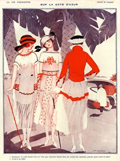 1920s France La Vie Parisienne Magazine Plate