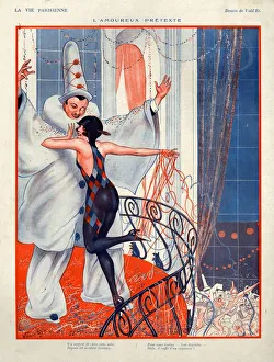 1920s Prints: 1920s, France, La Vie Parisienne, Magazine Plate