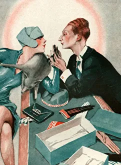 1920s, France, La Vie Parisienne, Magazine Plate