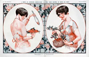 Advertising Archive Prints: 1920s France La Vie Parisienne Magazine Plate