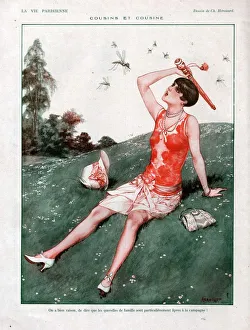 1920s, France, La Vie Parisienne, Magazine Plate