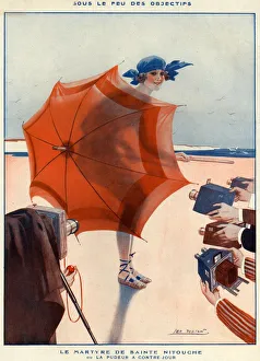 1920s France La Vie Parisienne Magazine Plate