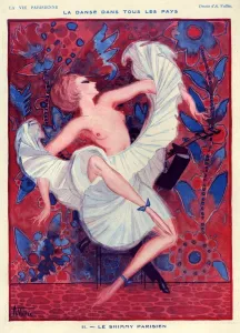 Advertising Archive Prints: 1920s France La Vie Parisienne Magazine Plate
