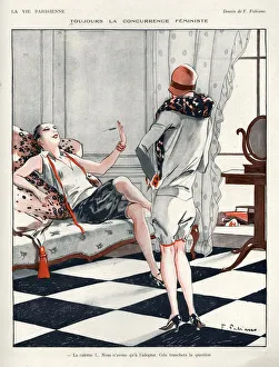 1920s, France, La Vie Parisienne, Magazine Plate