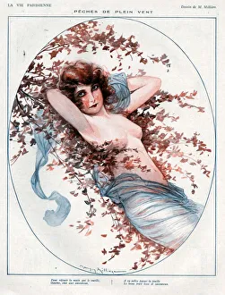 1920s, France, La Vie Parisienne, Magazine Plate