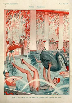 1920s, France, La Vie Parisienne, Magazine Plate