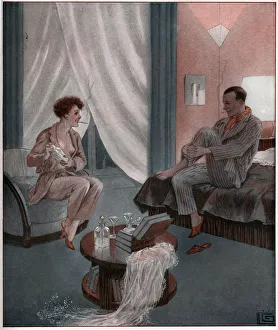 1920s, France, La Vie Parisienne, Magazine Plate