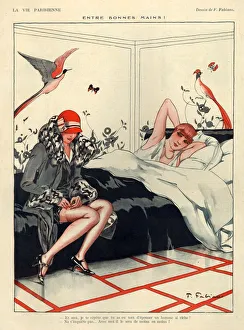 1920s, France, La Vie Parisienne, Magazine Plate