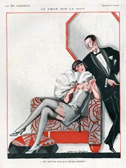 1920s, France, La Vie Parisienne, Magazine Plate