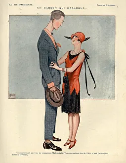 Images Dated 2012: 1920s France La Vie Parisienne Magazine Plate