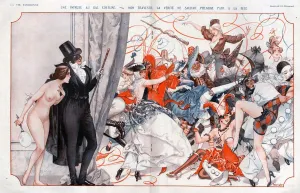 Images Dated 2012: 1920s, France, La Vie Parisienne, Magazine Plate