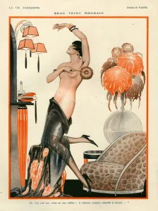 Images Dated 2012: 1920s, France, La Vie Parisienne, Magazine Plate