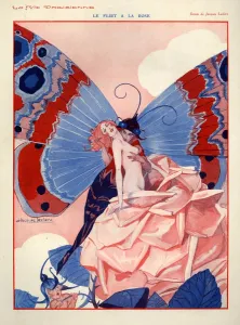Images Dated 2012: 1920s, France, La Vie Parisienne, Magazine Plate