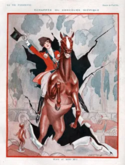 1920s, France, La Vie Parisienne, Magazine Plate