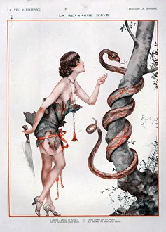 1920s, France, La Vie Parisienne, Magazine Plate