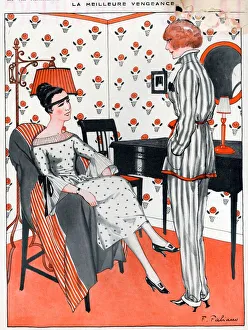 1920s France La Vie Parisienne Magazine Plate