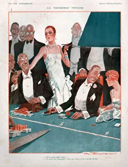 1920s, France, La Vie Parisienne, Magazine Plate