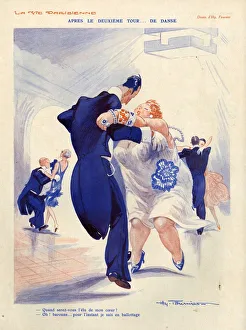1920s, France, La Vie Parisienne, Magazine Plate