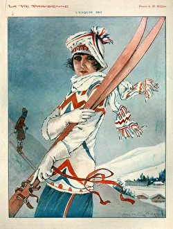 1920s, France, La Vie Parisienne, Magazine Plate