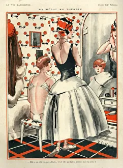 French Artwork Prints: 1920s, France, La Vie Parisienne, Magazine Plate