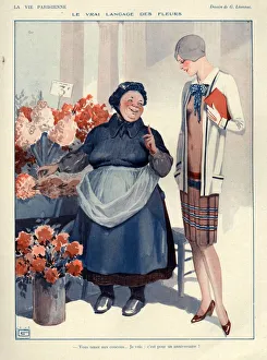 1920s UK Flowers Magazine Plate