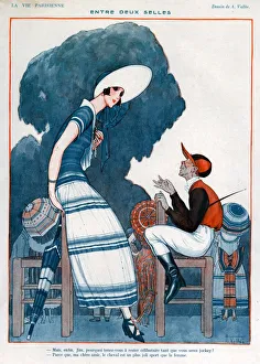 Advertising Archive Prints: 1920s France La Vie Parisienne Magazine Plate